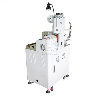 Machine de rabattement de bidon de vrillage et de connecteur de fil automatique