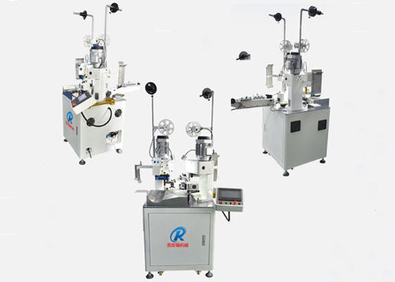 Le double complètement automatique de haute qualité finit la machine de rabattement de dépouillement de pressing de terminal de coupe de câble