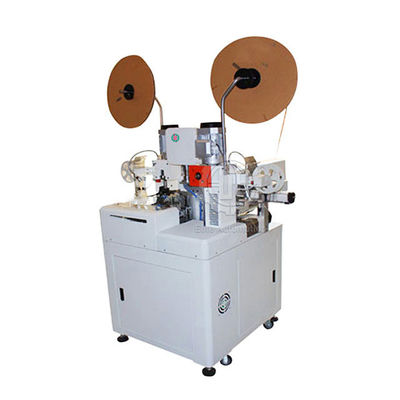 Machine de rabattement terminale du côté double automatique de câble plat de câble plat