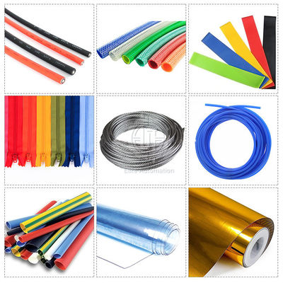 découpeuse automatique de fil de 1mm-100000mm, machine de 150p/Min Heat Shrink Tubing Cutting