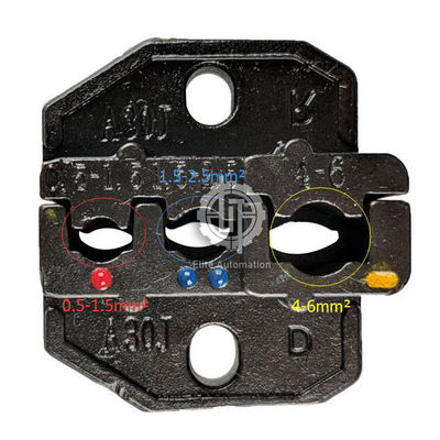 Chaîne de rabattement pneumatique du sertisseur 0.25-6.0mm2 de fil de connecteur compact