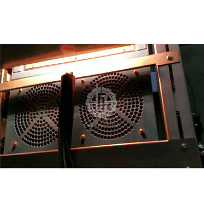 machine de tuyauterie de rétrécissement de la chaleur 1800W, machine de chaleur infrarouge dégrossie par double