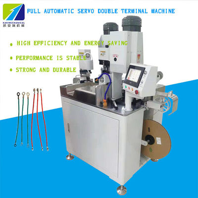 Machine terminale multifonctionnelle de deux têtes pour le pressing parallèle de fil simple