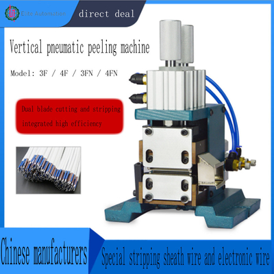 3F / machine d'épluchage pneumatique du fil 4F avec la double conception de couteau
